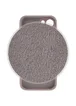 Чехол Silicone Case Full Camera Protective (AA) для Apple iPhone 14 (6.1") Серый / Lavender / PVH