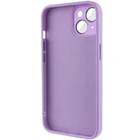 Чохол TPU+Glass Sapphire Midnight для Apple iPhone 14 (6.1") Бузковий / Lilac