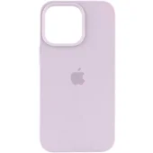 Чехол Silicone Case (AA) Logo with MagSafe для Apple iPhone 14 (6.1") Сиреневый / Lilac