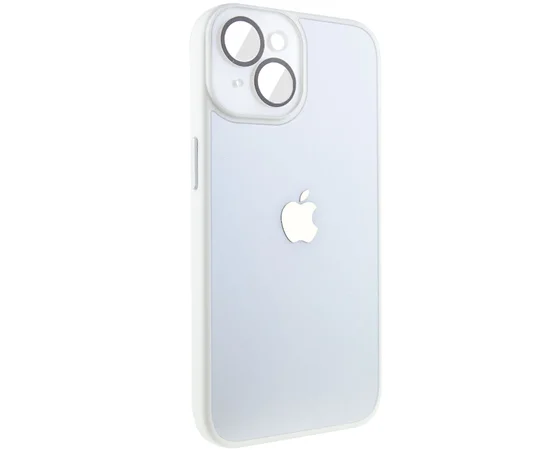 Чехол TPU+Glass Sapphire Midnight для Apple iPhone 14 (6.1") Белый / White