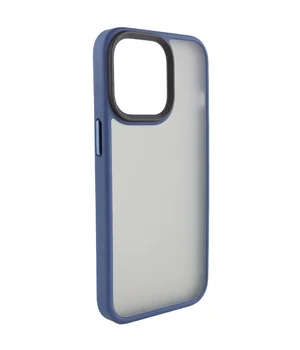 TPU+PC чохол Metal Buttons для Apple iPhone 14 (6.1") Синій