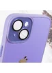 Чехол TPU+Glass Sapphire Midnight для Apple iPhone 14 (6.1") Сиреневый / Dasheen