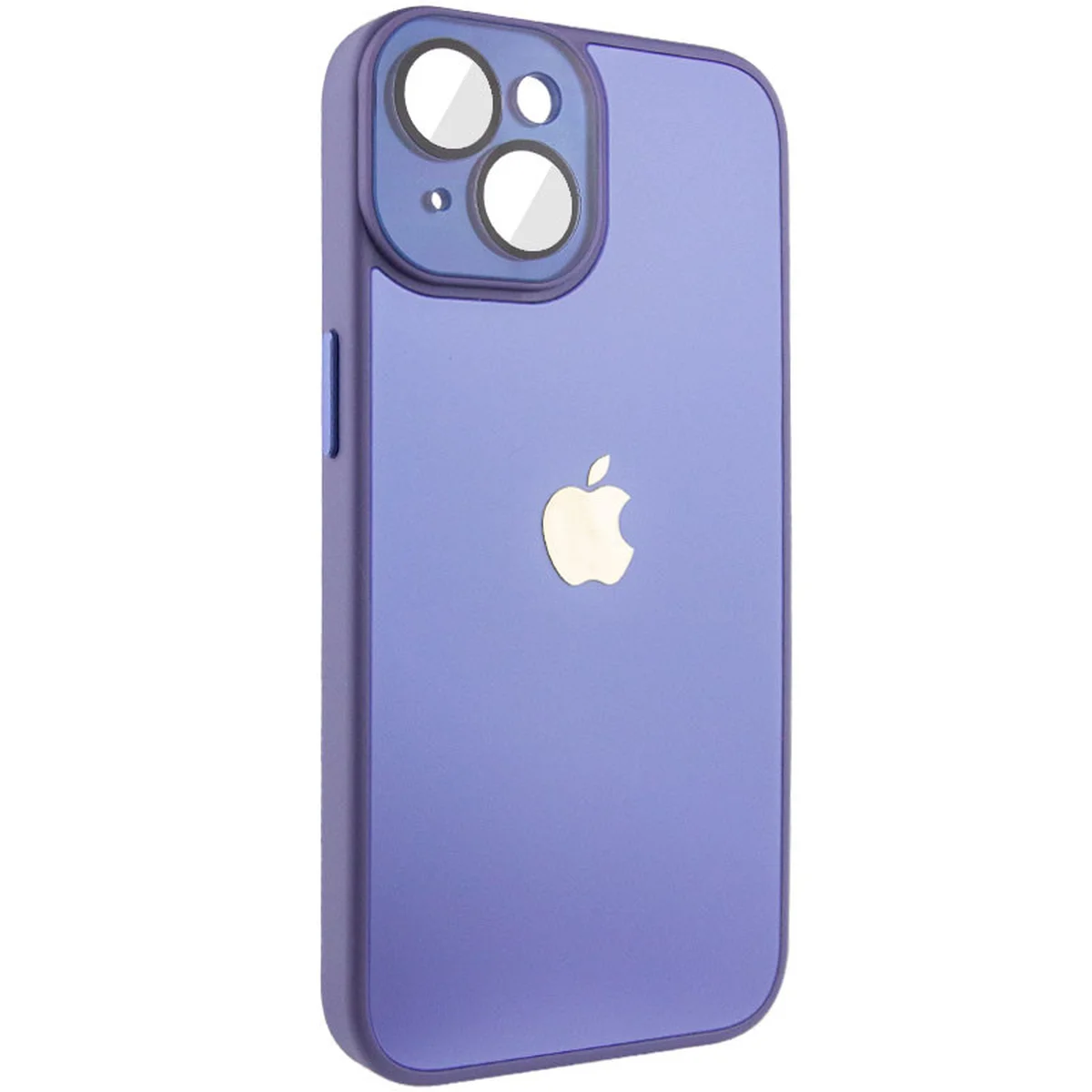 Чохол TPU+Glass Sapphire Midnight для Apple iPhone 14 (6.1") Бузковий / Dasheen