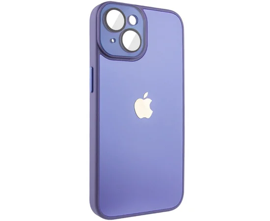 Чехол TPU+Glass Sapphire Midnight для Apple iPhone 14 (6.1") Сиреневый / Dasheen