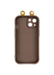 Чехол TPU Toys Case with Ears для Apple iPhone 14 (6.1") Brown