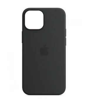 Чохол Silicone case (AAA) full with Magsafe and Animation для Apple iPhone 14 (6.1") Чорний / Midnight
