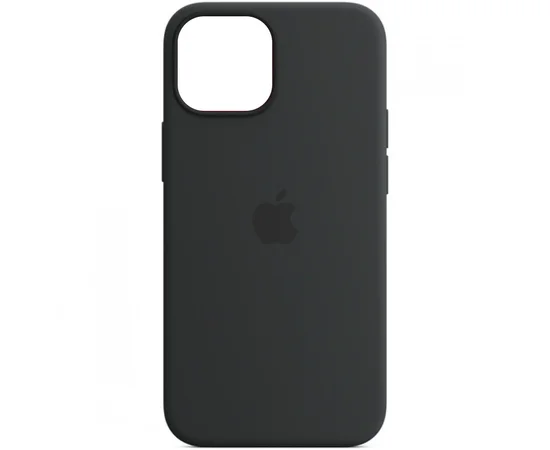 Чохол Silicone case (AAA) full with Magsafe and Animation для Apple iPhone 14 (6.1") Чорний / Midnight