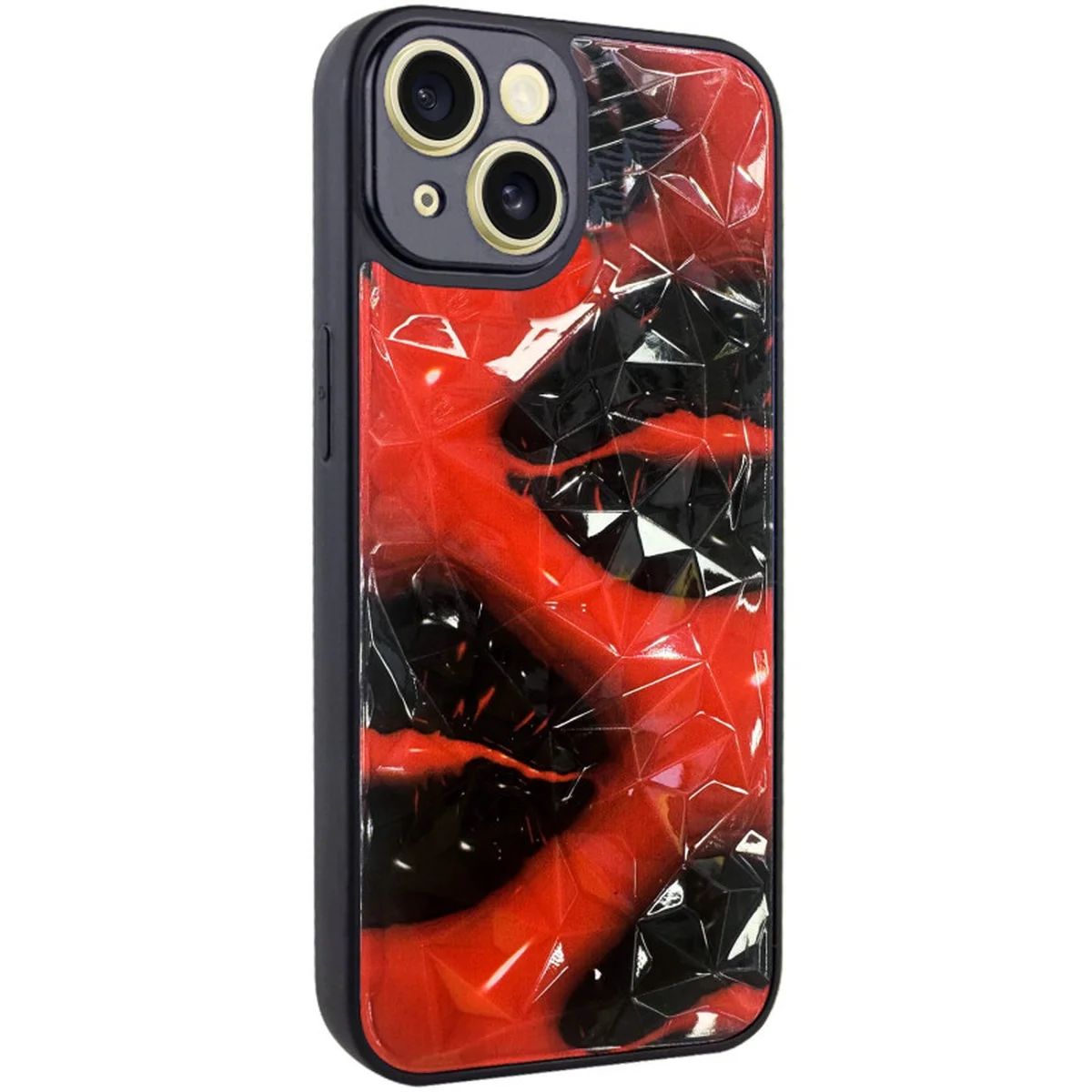 TPU+PC чехол Prisma Plushie для Apple iPhone 14 (6.1") Kiss