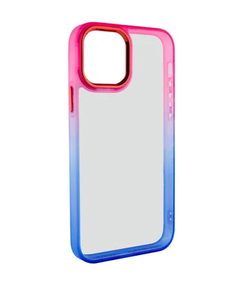 Чохол TPU+PC Fresh sip series для Apple iPhone 14 (6.1") Синій / Рожевий