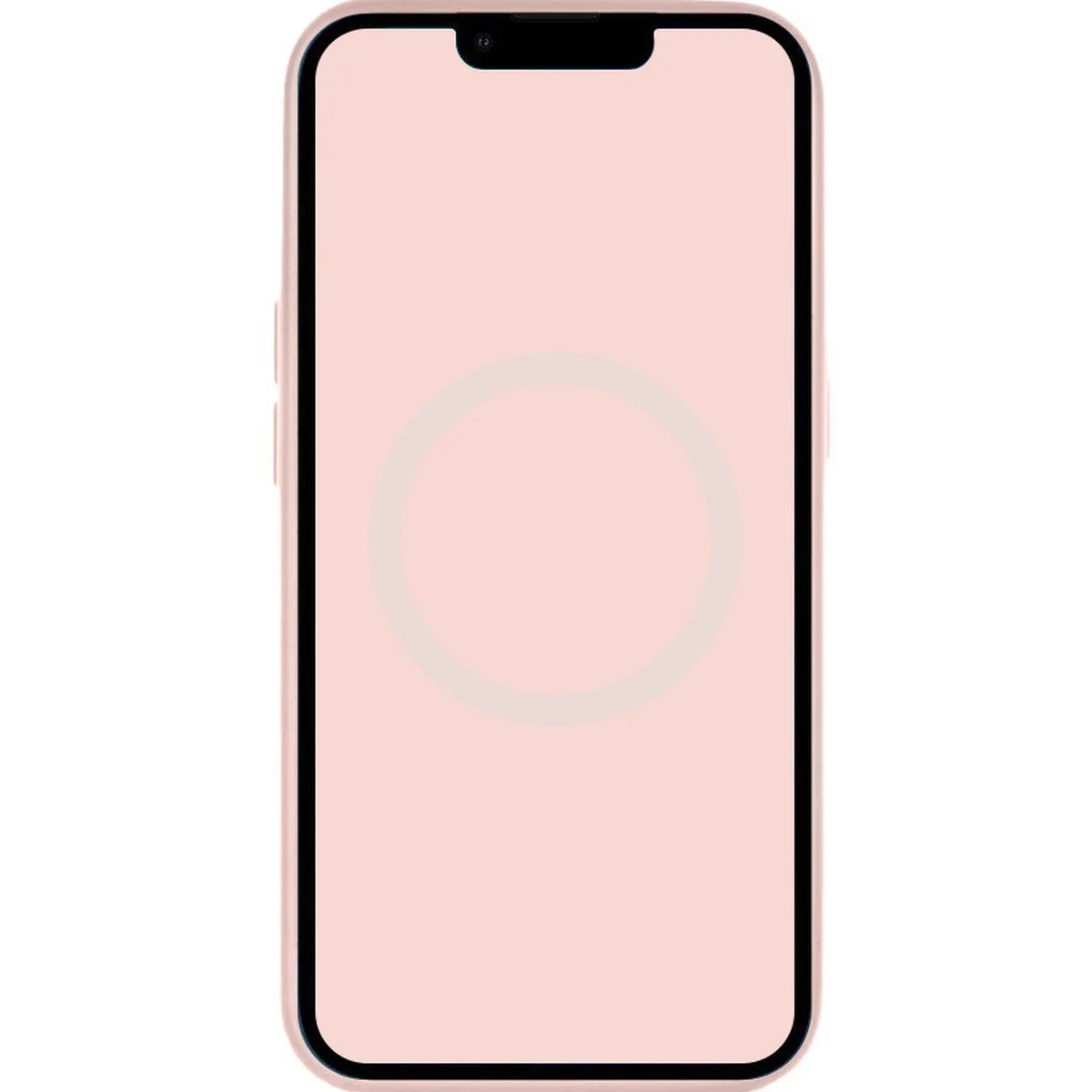 Чохол Silicone case (AAA) full with Magsafe and Animation для Apple iPhone 14 (6.1") Рожевий / Chalk Pink
