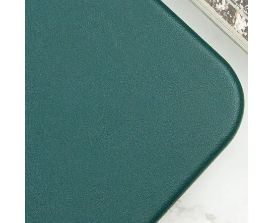 Кожаный чехол Leather Case (AAA) with MagSafe and Animation для Apple iPhone 14 (6.1") Forest Green