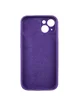 Чехол Silicone Case Full Camera Protective (AA) для Apple iPhone 14 (6.1") Фиолетовый / Amethyst