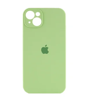 Чохол Silicone Case Full Camera Protective (AA) Apple iPhone 14 (6.1") Зелений / Pistachio