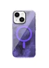Чехол TPU Shiny Mountain (MagFit) для Apple iPhone 14 / 13 (6.1") Purple