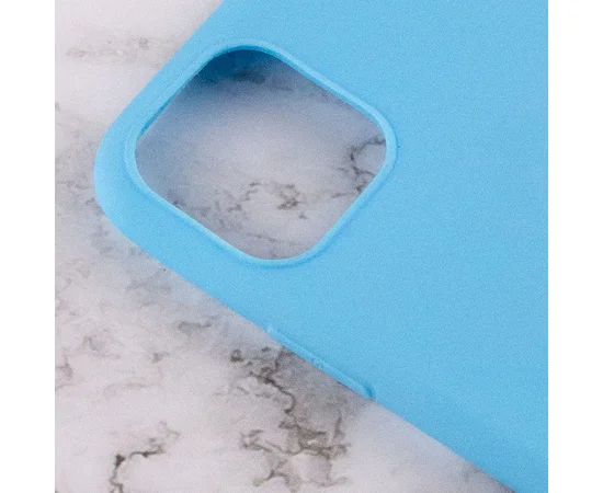 Силіконовий чохол Candy для Apple iPhone 14 (6.1") Синій