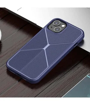 Чехол TPU BlackWood для Apple iPhone 14 (6.1") Синий Чехол TPU BlackWood для Apple iPhone 14 (6.1") Синий