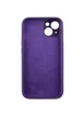 Чехол Silicone Case Full Camera Protective (AA) для Apple iPhone 14 (6.1") Фиолетовый / Elderberry / PVH
