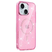 Чехол TPU Eclipse Sparkle (MagFit) для Apple iPhone 14 / 13 (6.1") Pink