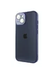 Чехол TPU+Glass Sapphire Midnight для Apple iPhone 14 (6.1") Синий / Deep navy