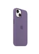 Чехол Silicone case (AAA) full with Magsafe для Apple iPhone 14 (6.1") Фиолетовый / Iris