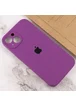Чехол Silicone Case Full Camera Protective (AA) для Apple iPhone 14 (6.1") Фиолетовый / Grape