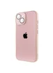Чехол TPU+Glass Sapphire Midnight для Apple iPhone 14 (6.1") Розовый / Pink Sand