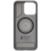 Чехол PC+Leather SGP with MagSafe для Apple iPhone 14 (6.1") Grey