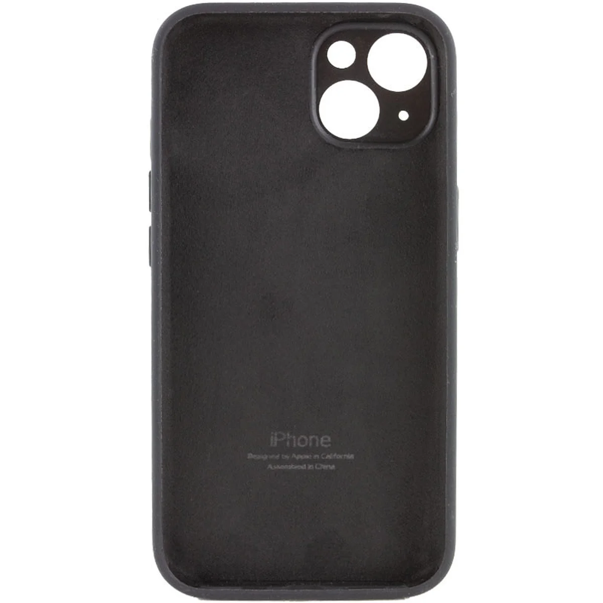 Чохол Silicone Case Full Camera Protective (AA) Apple iPhone 14 (6.1") Чорний / Black