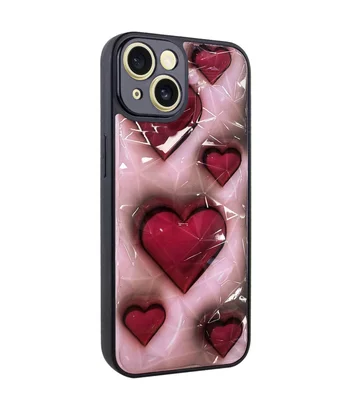 TPU+PC чохол Prisma Plushie для Apple iPhone 14 (6.1") Hearts
