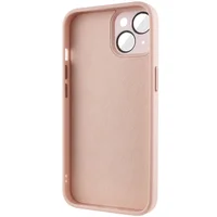 Чехол TPU+Glass Sapphire Midnight для Apple iPhone 14 (6.1") Розовый / Pink Sand