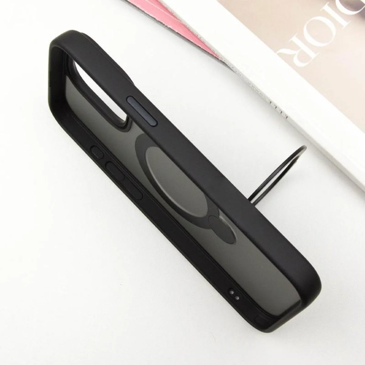 Чехол Ummi Colorful with MagSafe HQ Ring для Apple iPhone 14 / 13 (6.1") Black