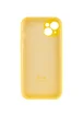 Чехол Silicone Case Full Camera Protective (AA) для Apple iPhone 14 (6.1") Желтый / Yellow / PVH