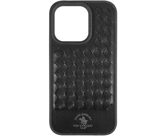 Кожаный чехол Polo Santa Barbara для Apple iPhone 14 (6.1") Black