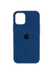 Чехол Silicone Case Full Protective (AA) для Apple iPhone 14 (6.1") Синий / Navy Blue