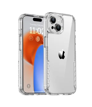 Чохол TPU+PC Multi-Color для Apple iPhone 14 (6.1") Clear
