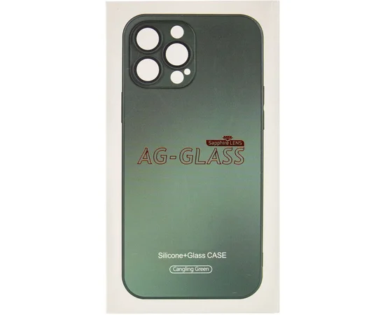 Чехол TPU+Glass Sapphire matte case для Apple iPhone 14 (6.1") Cangling Green