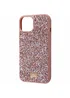 TPU чехол Bling World Rock Diamond для Apple iPhone 14 (6.1") Розовый