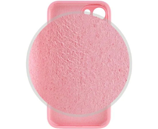 Чохол Silicone Case Full Camera Protective (AA) Apple iPhone 14 (6.1") Рожевий / Light pink