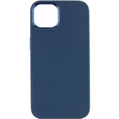 TPU чехол Bonbon Metal Style для Apple iPhone 14 (6.1") Синий / Cosmos blue