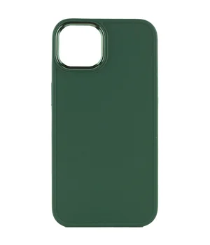 TPU чехол Bonbon Metal Style для Apple iPhone 14 (6.1") Зеленый / Pine green