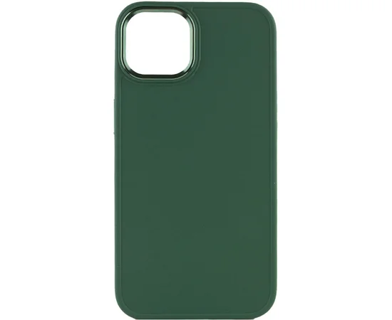 TPU чехол Bonbon Metal Style для Apple iPhone 14 (6.1") Зеленый / Pine green