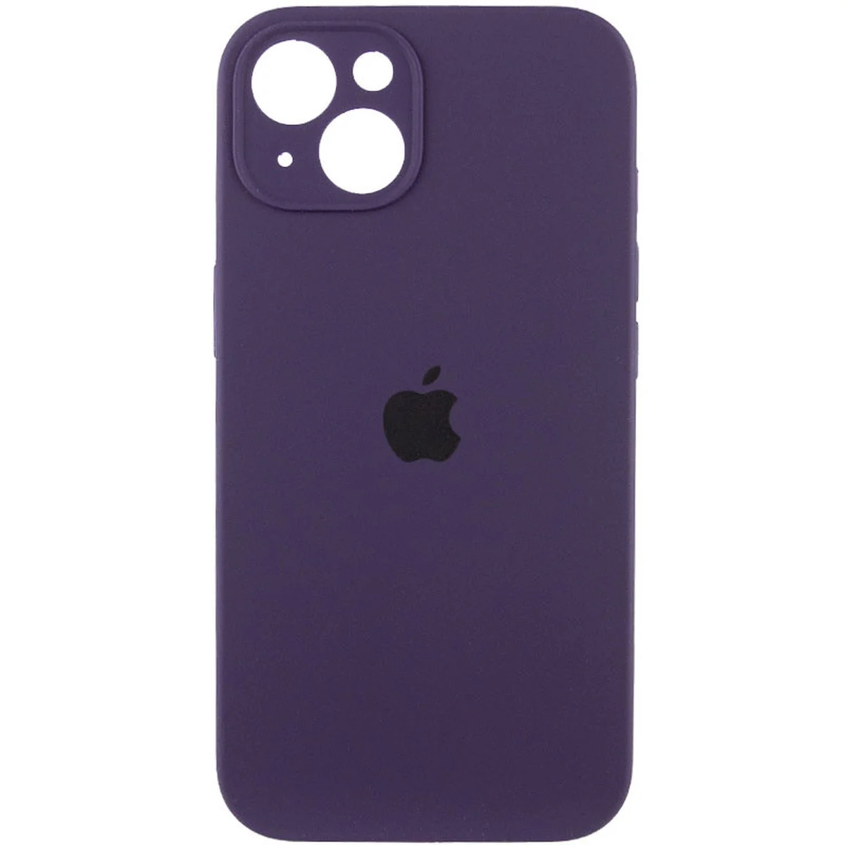 Чехол Silicone Case Full Camera Protective (AA) для Apple iPhone 14 (6.1") Фиолетовый / Elderberry