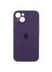Чехол Silicone Case Full Camera Protective (AA) для Apple iPhone 14 (6.1") Фиолетовый / Elderberry
