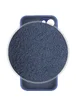 Чехол Silicone Case Full Camera Protective (AA) для Apple iPhone 14 (6.1") Синий / Deep navy