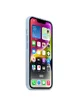 Чехол Silicone case (AAA) full with Magsafe для Apple iPhone 14 (6.1") Голубой / Sky