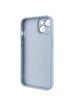 Чехол TPU+Glass Sapphire Midnight для Apple iPhone 14 (6.1") Голубой / Blue