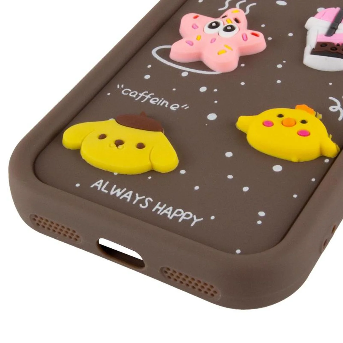 Чехол TPU Toys Case with Ears для Apple iPhone 14 (6.1") Brown