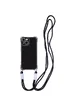 Чехол TPU CrossBody with straps для Apple iPhone 14 (6.1") Black