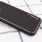 Кожаный чехол Xshield для Apple iPhone 14 (6.1") Черный / Black