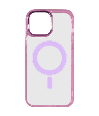 Чохол TPU Iris with MagSafe для Apple iPhone 14 (6.1") Рожевий